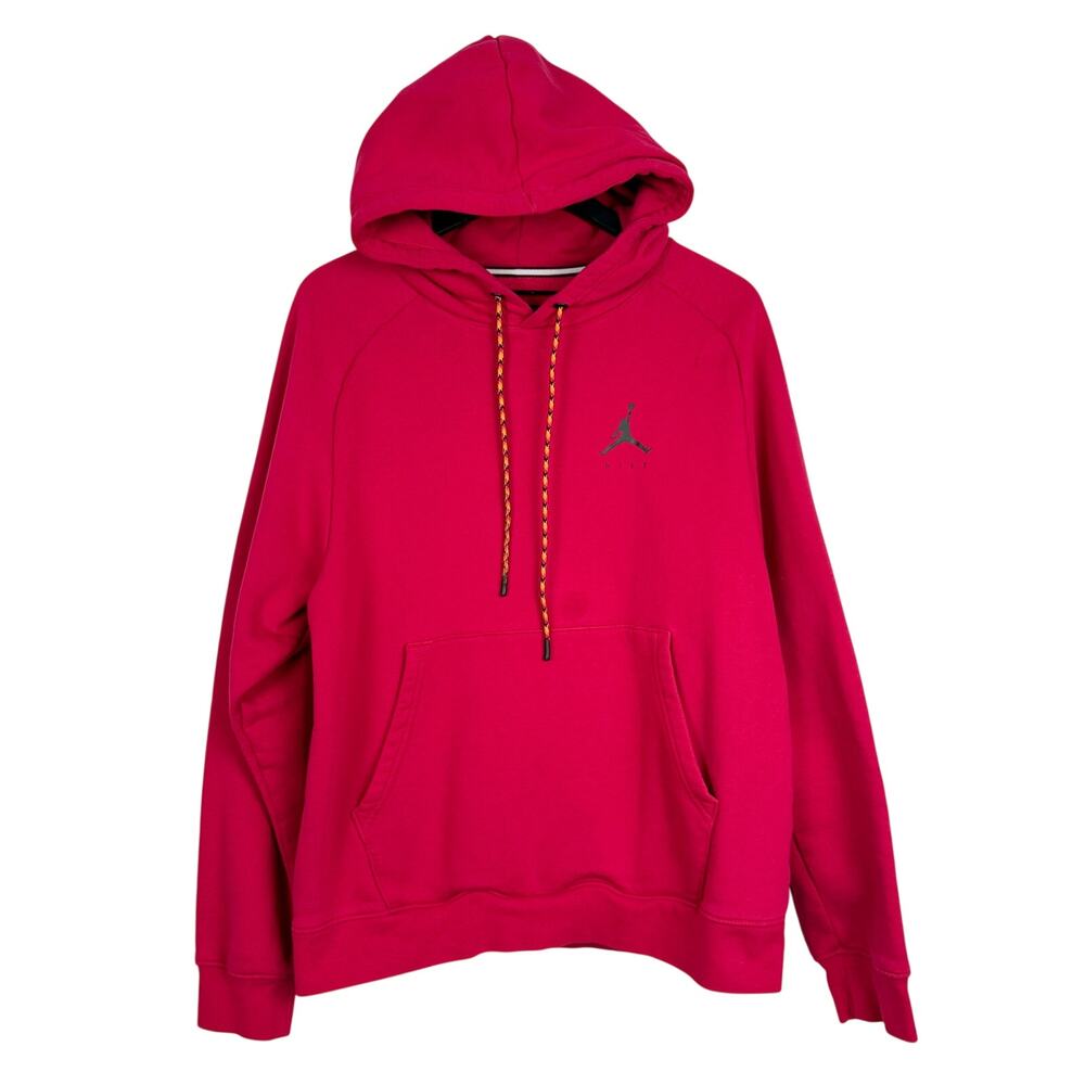 Nike Air Jordan Jumpman Altitude Pullover Hoodie Sweatshirt Pink - L